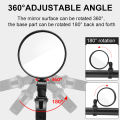 1PC Bicycle Rearview Mirror Electric Scooter Rear View Mirror For Xiaomi Scooter Back Mirror Rearview for Ninebot Bike Accessory. 