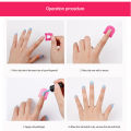 LULAA 26Pcs Nail Polish Guard Soft Shield Skin Cuticle Bagged Protector for Women French Stamp Painting Spill Proof Manicure. 
