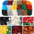 200PCS 1x1 Bricks Flat Tile Smooth 1*1 Building Blocks DIY Educational Creative Parts Toy for Kids Compatible 3070. 