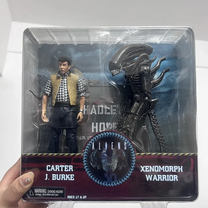 NECA%20Alien%20Vs%20Predator%20Action%20Figure%20Aliens%20vs%20Predator%20Grid%20Alien%20Xenomorph%20Translucent%20Model%20Toys%202pcs%20Desktop%20Collection%20%20-%20Image%202