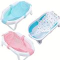 Baby Bath Cushion Pad, Newborn Bathtub Mat, Infant Bath Supporter Net, Baby Bathtub Pillow, Nonslip Floating Bathing Tub Seat. 