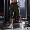 Men's Drawstring Sweatpants GYM Shorts Fashion Cargo Short Men Cropped Trousers Summer Beach Shorts Casual Jogging Track Pants.