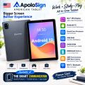 ApoloSign American Tablet A16 10.1" HD Android 12 Tablet - 4GB RAM 64GB ROM - 6000mAh Battery - Google Kids Space - 5MP+8MP Dual Camera. 