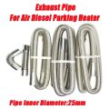 Stainless Steel Exhaust Pipe 24.5mm Inner Diameter Exhaust Extension Tube for Air Diesel Parking Heater Fit to 24mm Thru Hull.