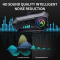 Y10 Motorcycle Helmet Bluetooth Headset IPX6 Waterproof The Large Batterylasts 48 Hours lntelligent Noise Reduction. 