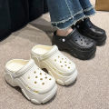 Chunky Platform Clogs Sandals Women Summer Soft Thick Bottom Beach Garden Shoes Woman Slide Non Slip EVA Wedge Slippers.