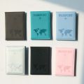 Passport Holder Map PU Passport Cover Travel Essential Cruise Must Have Passport Holders Slim and Portable for Travel.