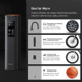 Baseus Motorcycle Air Pump 12V Portable Inflator Pump for Car Bicycle Boat Air Compressor Digital Tyre Electric Inflator Pump.