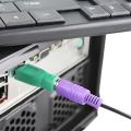 USB Male Port to PS/2 Female Converter Adapter for PC Computer Keyboard Mouse to USB 1.1 2.0 Min Computer Converter Accessories. 