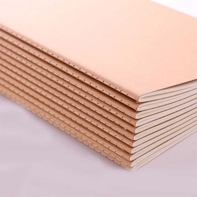 Notebook%20Vintage%20A5%20Diary%20Blank/grid/lined%20optional%2038%20sheets%20/%2076%20pages%20Sketchbook%20Grid%20Bullet%20planner%20journal%20-%20Image%202