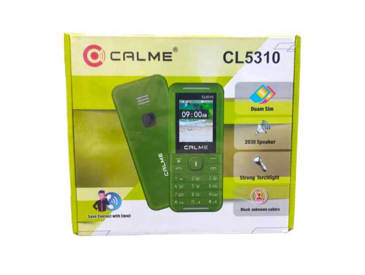 CALME CL 5310 - Dual Sim - PTA Approved - 1.8 Inch Display - Beautiful Design Auto call Recording - Audio & Video Player - Bluetooth - Wireless FM Radio - Memory Card Supported - 1 Year Brand Warranty-
Rs.
2,299
Rs. 2,399
Rs. 3,999
-40%