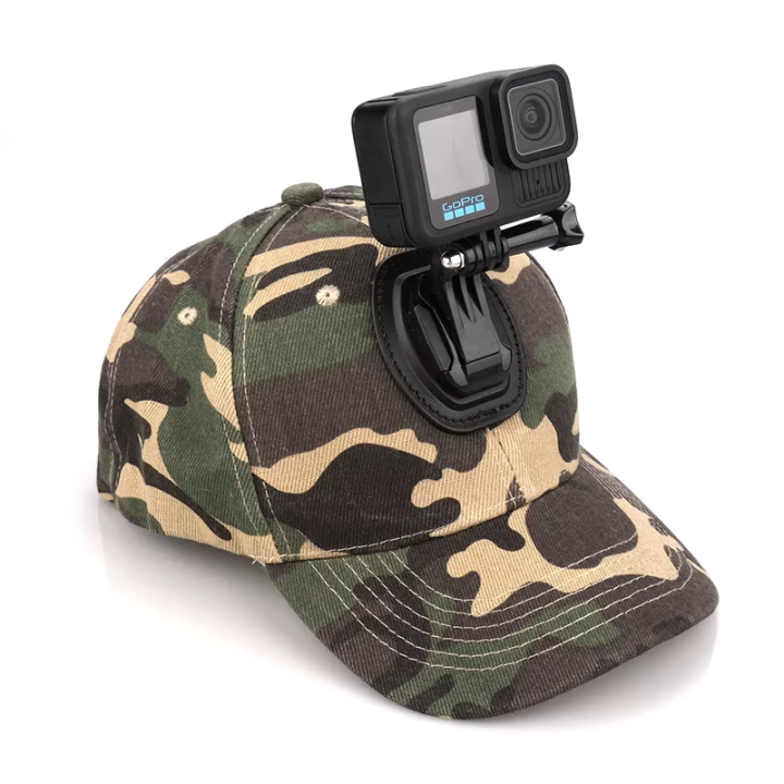 Accessories Sun Hat Cap with Base Mobile Phone Clip/Clamp/Holder for Gopro Hero 13 12 11 10 9 8 7 6 5 Xiaomi Yi 4K Insta360 One X3/4 Camera