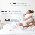 Basics Lightweight Super Soft Easy Care Microfiber Pillow case, Pack of 1, 30" L x 20" W, Pillows Not Included. 