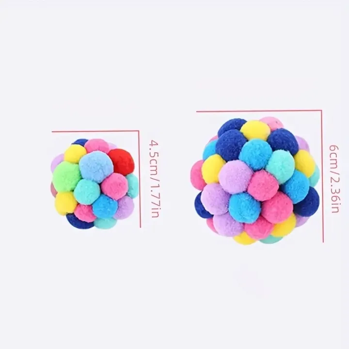 1/3PCS%20Cat%20Toys%20Cat%20Plush%20Ball%20Toy%20Pet%20Elastic%20Bell%20Ball%20Self%20Hi%20Ball%20Playing%20Cat%20Colorful%20Woolen%20Ball%20-%20Image%205