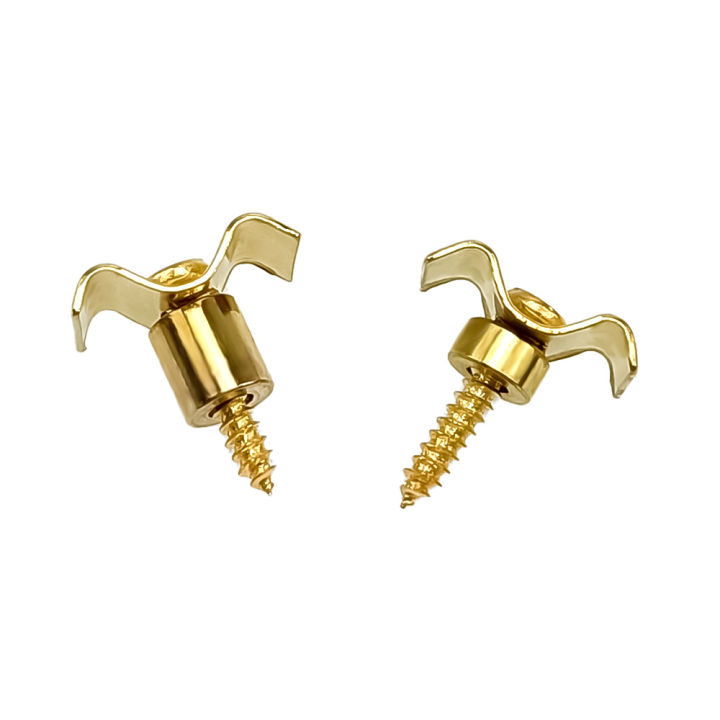 1%20Pair%20Of%20String%20Trees/Retainers%20Electric%20Guitar%20Gold/Black/Chrome%20With%20Screw%20Guide%20Fit%20Telecaster%20Electric%20Guitar%20Accessories%20-%20Image%206