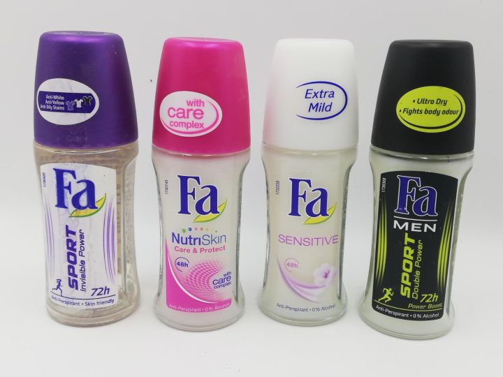 FA Roll On Deodorant 50ml For Men & Women 