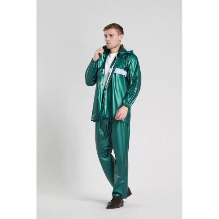 RAIN%20COAT%20SUIT%20PVC%20RUBBER%20COATED%20ORIGINAL%20KOREAN%20(%20912%20)%20GREEN%20/%20BLUE%20COLOUR%20WATERPROOF%20RAINSUIT%20(MEN&WOMEN)%20/%20RAIN%20COAT%20/%20RAINCAOT%20FOR%20MEN%20-%20Image%203