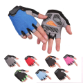 Women Cycling Bicycle Gloves Half Finger Gym Gloves Men Mitten Breathable Anti-slip Glove Fitness Sport Training Gloves. 