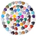 10/20/30PCS Heart Shape LOVE 20MM Natural Crystal Amethyst Agate Irregular Mineral Healing Stone Gravel Specimen Home Decoration. 