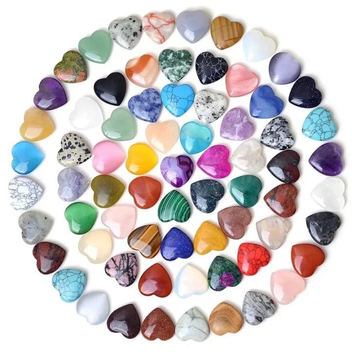 10/20/30PCS%20Heart%20Shape%20LOVE%2020MM%20Natural%20Crystal%20Amethyst%20Agate%20Irregular%20Mineral%20Healing%20Stone%20Gravel%20Specimen%20Home%20Decoration%20-%20Image%204