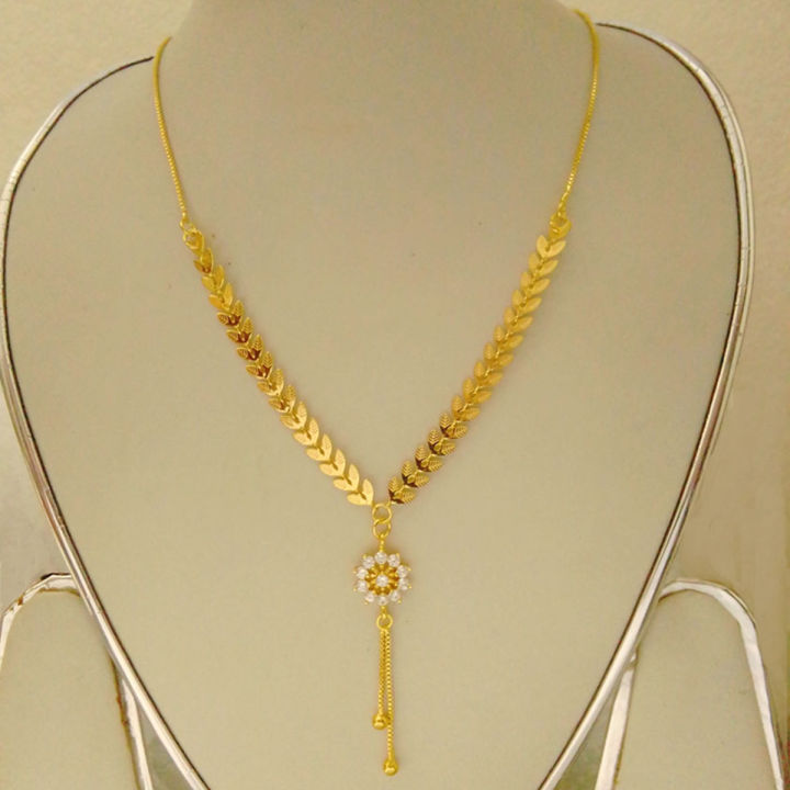 Luxurious Gold-Plated Chain Necklace Jewelry for the Modern