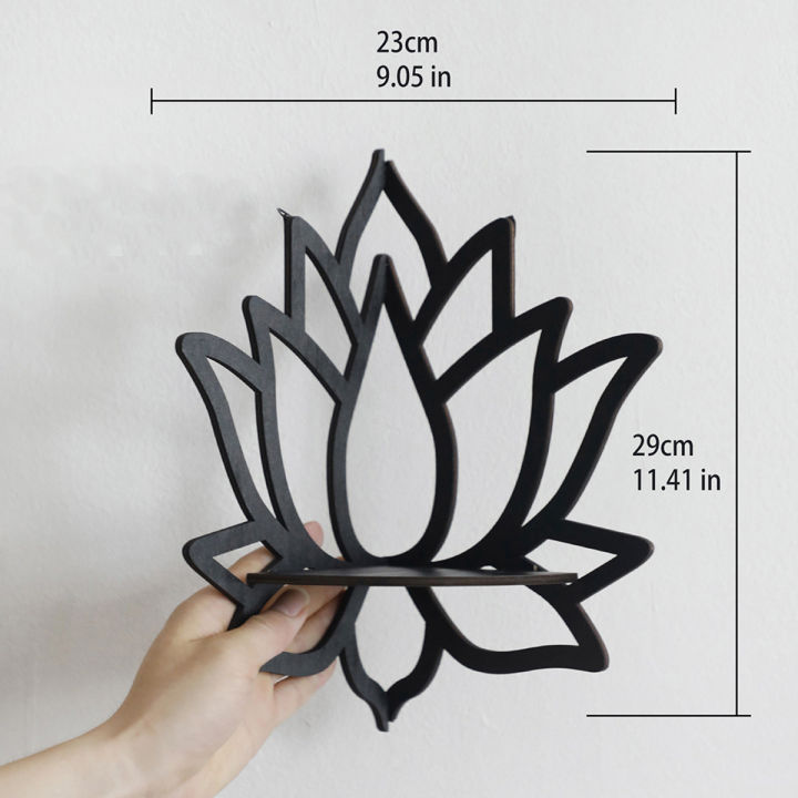 Wooden%20Lotus%20Hollow%20Decorative%20Rack%20Aromatherapy%20Organiser%20Essential%20Oil%20Candle%20Holder%20Wall%20Mounted%20Shelf%20Corner%20Shelf%20-%20Image%206