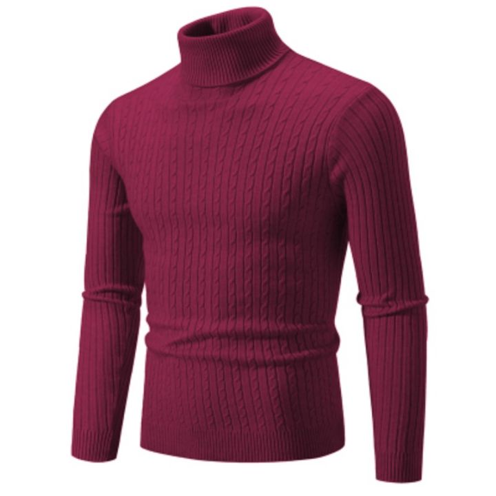 New%20Men's%20High%20Neck%20Sweater%20Solid%20Color%20Pullover%20Knitted%20Warm%20Casual%20Turtleneck%20Sweatwear%20Woolen%20Mens%20Winter%20Outdoor%20Tops%20-%20Image%205