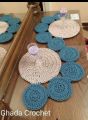customized best quality handmade crochet mat for dressing through | dinning table and central table mat. 