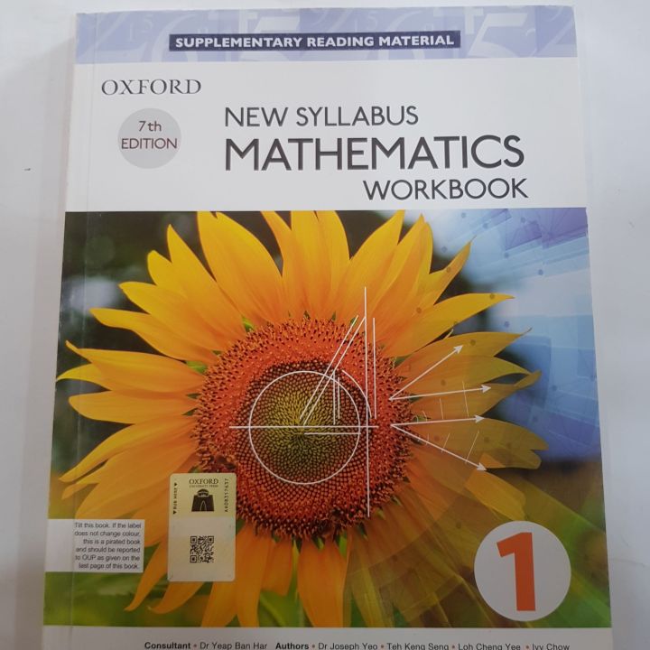 OXFORD NEW SYLLABUS MATHEMATICS WORKBOOK 1 7TH EDITION  BY DR YEAP BAN HAR