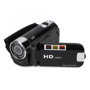 Bilashmart 1080p Full Hd 16MP DV Camcorder Digital Video Camera 270-degree Rotation Screen 16x Night Digital Zoom