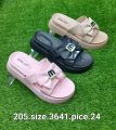 New stylish China made girls and ladies high soul comfortable fancy slippers. 