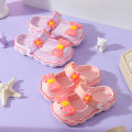 Summer 3-8year Kids Mules & Clogs Children Sandals Girls Garden Shoes Flowers Slippers Solid Soft Sole Beach Princess Sandalias. 