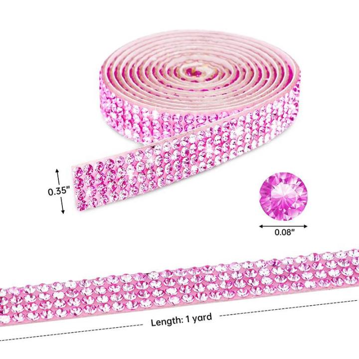 1Yard%20Self%20Adhesive%20Crystal%20Rhinestone%20Sticker%20Diamond%20Ribbon%20DIY%20Sticker%20Rhinestones%20Arts%20Crafts%20Car%20Phone%20Decoration%204%20Rows%20-%20Image%206