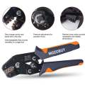WOZOBUY SN-48B Pin Crimping Tools 2.8/4.8/6.3mm 22-13AWG Crimper 0.5-2.5 mm² for Car Terminals Sets Wire Electrical Hand Tools. 