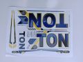 New 3D 2024 Latest TON Blue Edition Top Quality Cricket Bat Sticker For Professional Players. 