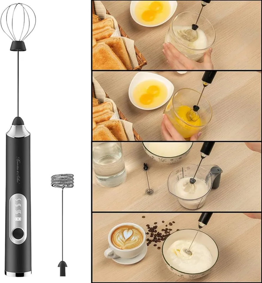 electric coffee beater - 2 in 1 high quality electric coffee beater and grinder rechargeable - electric coffee beater Milk Frothier & Former, Egg Beater, Cake Beater, Portable Hand Beater  and mixer and USB connected and easily rechargeable