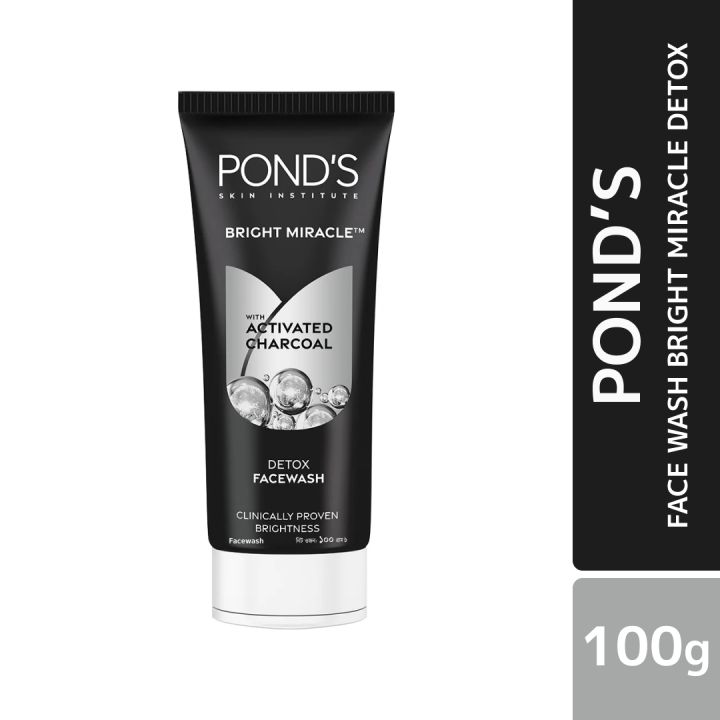 Original indian Ponds Face Wash Bright Miracle Detox 100g