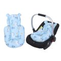 Baby car seat  Safety Seat Baby Lumber Pad Protection Cushion Electric Rocking Chair Cotton Mat Strolley Basket Thermal. 