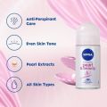 International Thailand Product Nivea Pearl & Beauty Anti-perspirant With 0% Alcohol Deo Roll-On Used For male /Female...50 Ml. 