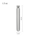 Flasks Wine Whisky Bottle Stainless Steel Tubular Wine Pot 1.5oz Portable Wine Bottle Portable Wine Bottle Whiskey Bottle.