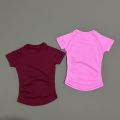 HISTELLO Impact Short Sleeve Yoga Tops Seamless Women Slim Fit High Stretch Gym Fitness Running Workout Sports T Shirt.