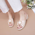 Women's Versatile Summer Sandals - Fashion Thick Sole Flip Flops, Non-Slip Durable Outdoor Slides for Beach/Street Wear. 