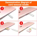 5 PCs (send in 1 day) 1 PCs SIM ejector hand held SIM ejector hand held SIM ejector hand held SIM ejector needle for all mobile phone models. 