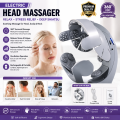 Electric Head Massager Helmet | Smart Scalp Massage Device with Vibration | Portable Head & Scalp Relaxation Massager for Stress Relief & Personal Care. 