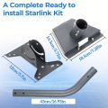 Suitable For Starlink Gen 3 Kit Bracket, Starlink Internet Long Wall Mounting Bracket, Starlink Gen 3 Pipe Adapter..