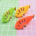 Clockwork plastic fish Simulation animal plush jumping stail children's toys -1pcs.