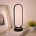 1pc USB powered LED desk lamp with 3-color circular beam, bedside lamp, eye protection, night light, bedroom. 