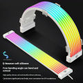 5V 3Pin ARGB Sync PC Cable 8/24PIN Motherboard Power Extension Cable Flexible LED Strip Light DIY Kit for Computer Power Supply.