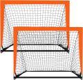 2pcs Portable Soccer Goals for Backyard, Indoor and Outdoor Pop Up Soccer Goals. 