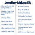Jewellery Making Kit Material For Kundan Jewellery Making. 
